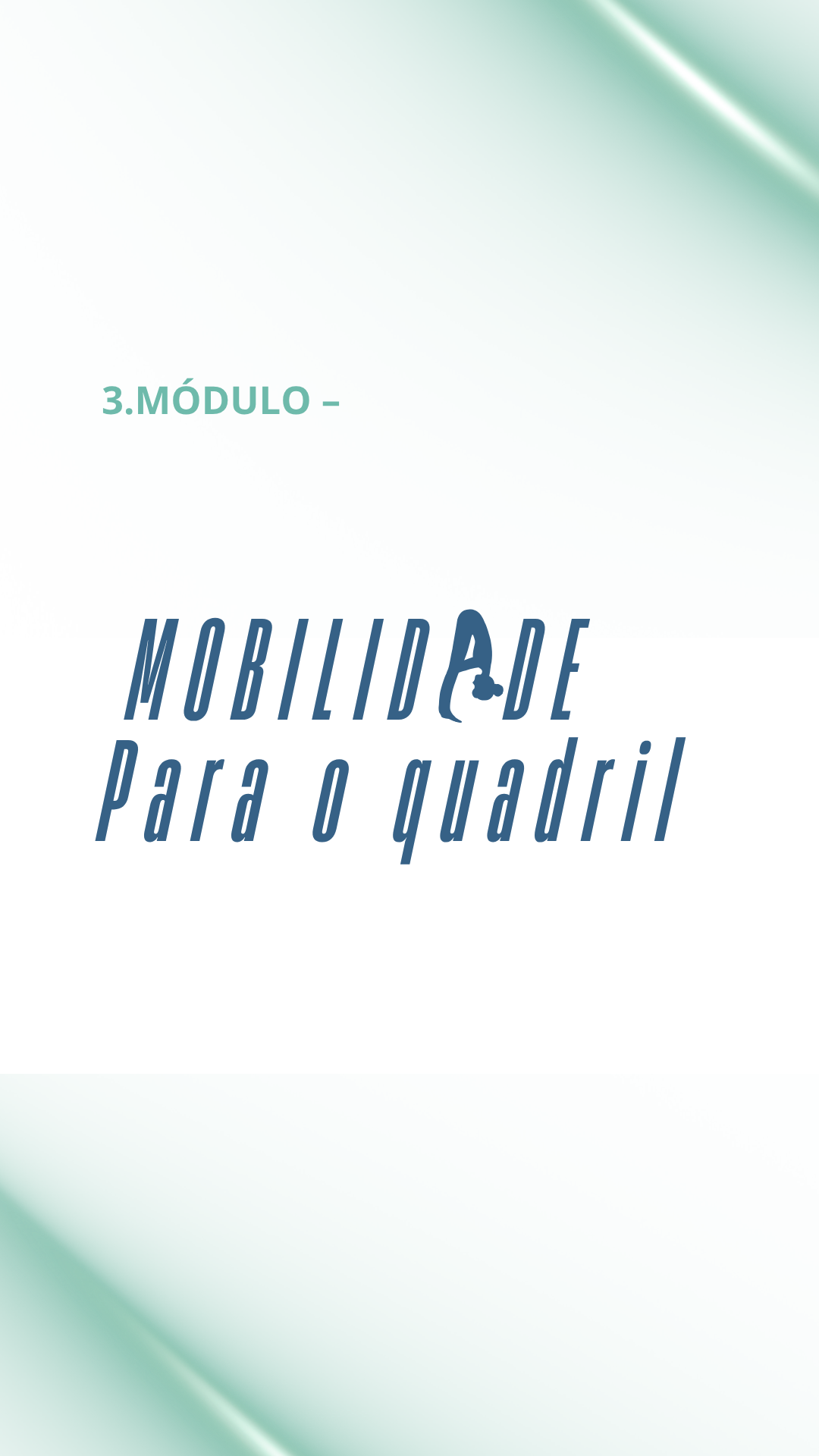 Aula de mobilidade para quadril