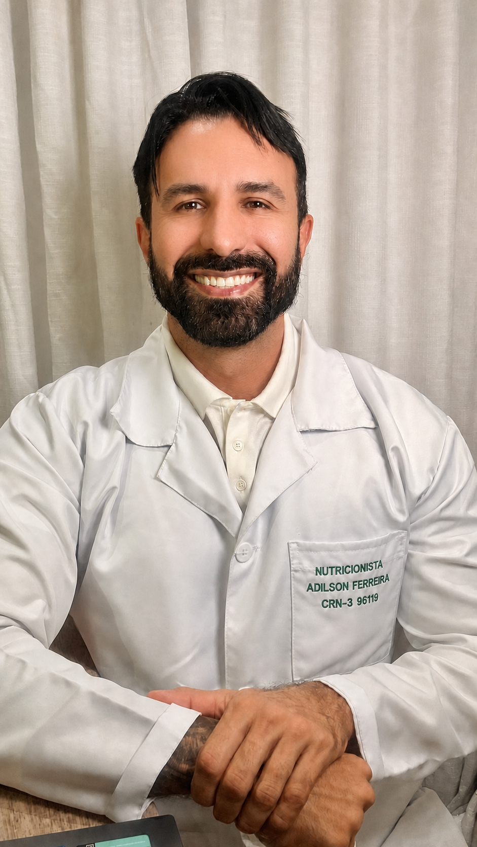 Adilson Ferreira, nutricionista — CRN-3 96119